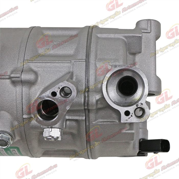 Compressor Modelo Sanden Polia Dupla Volkswagen Jetta 2.5 2006 Até 2010 - 12 Volts — foto 9