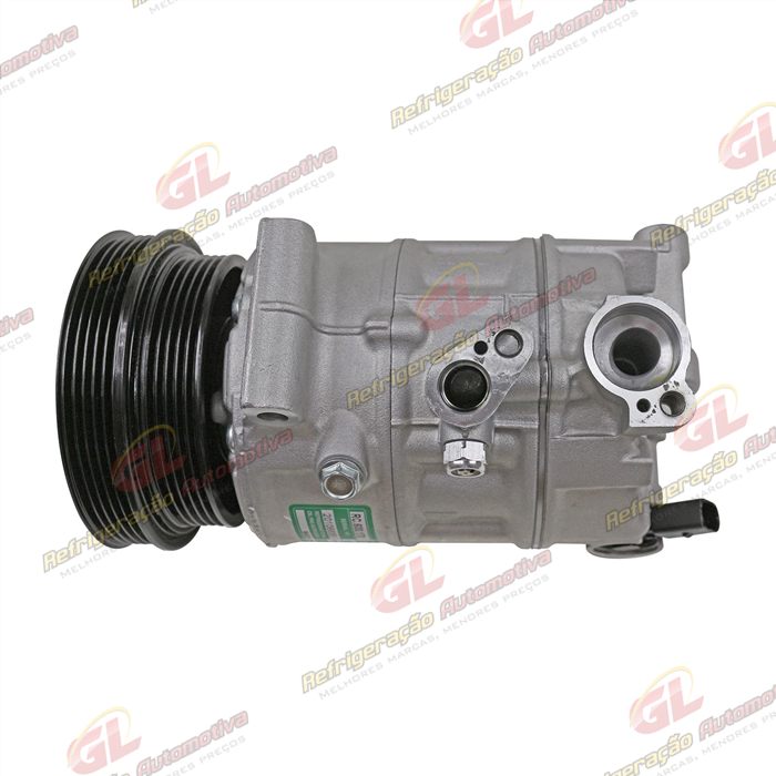 Compressor Modelo Sanden Polia Dupla Volkswagen Jetta 2.5 2006 Até 2010 - 12 Volts — foto 10