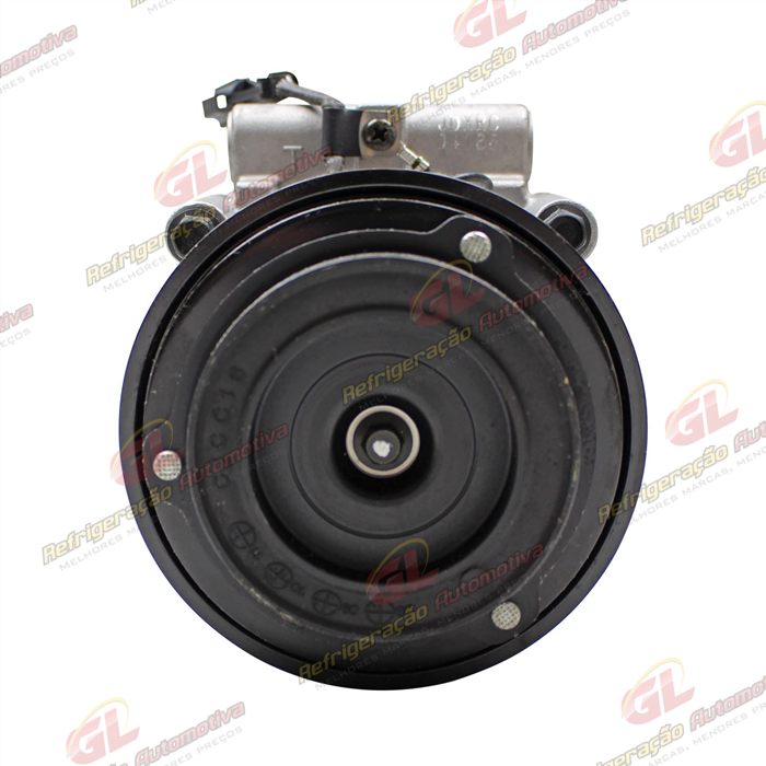 Compressor Modelo Halla HS18 Kia Sorento EX / LX V6 3.5L Mês 06 de 2002 a Mês 08 de 2006 - 12 Volts Polia 4pk 117mm — foto 3