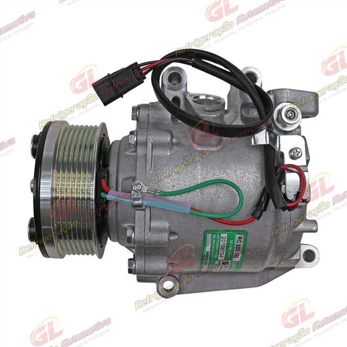 Compressor Honda CRV 2.0 2007 Até 2010 / New Civic 2011 - 12 Volts Polia 7pk 106mm