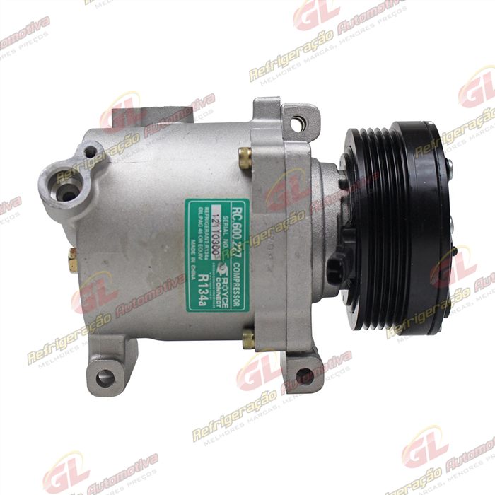 Compressor Modelo Denso Scroll SCSB06C Fiat Uno Fire / Punto 1.4 2004> - 12 Volts Polia 5pk 100mm — foto 5