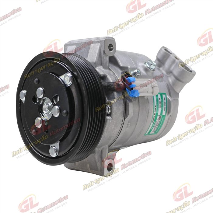 Compressor Chevrolet Cruze Motor 1.8 2012 Até 2016 - 12 Volts Polia 6pk 120mm — foto 2