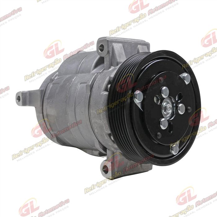 Compressor Chevrolet Cruze Motor 1.8 2012 Até 2016 - 12 Volts Polia 6pk 120mm — foto 4