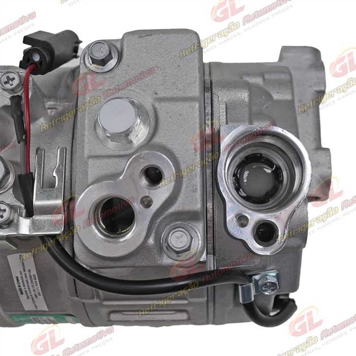 Compressor Modelo Denso 7SEU17C-PV7 Mercedes Benz Sprinter Lado Esquerdo Do Motor 2013 Até 2018/ C180/C200 2013 Até 2015/ Land Rover Discovery 3 2005/ Touareg V8/ Porsche Panamera - 12 Volts Polia 7pk 120mm — foto 7