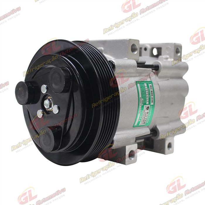 Compressor Fic Ford FS10 / FX15 Ranger / Fiesta / Ka / Escort / Mondeo R134a - 12 Volts Polia 6pk 144mm — foto 2