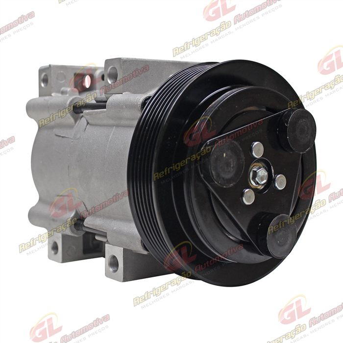 Compressor Fic Ford FS10 / FX15 Ranger / Fiesta / Ka / Escort / Mondeo R134a - 12 Volts Polia 6pk 144mm — foto 4