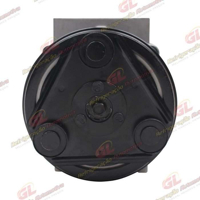 Compressor Fic Ford Ranger Diesel 3.0 até 2012 / Mustang / Troller 3.0 - 12 Volts Polia 6pk 130mm — foto 3