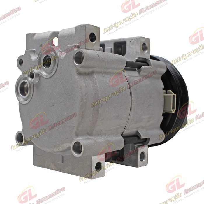 Compressor Fic Ford Ranger Diesel 3.0 até 2012 / Mustang / Troller 3.0 - 12 Volts Polia 6pk 130mm — foto 6