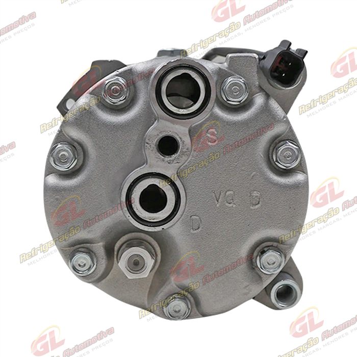 Compressor Modelo Zylinder SD7V16 1100 Volkswagen Polo Até 2001 / Golf >1998/ Passat/ Eurovan/ 4 Orelhas - 12 Volts Polia 6pk 120mm — foto 6