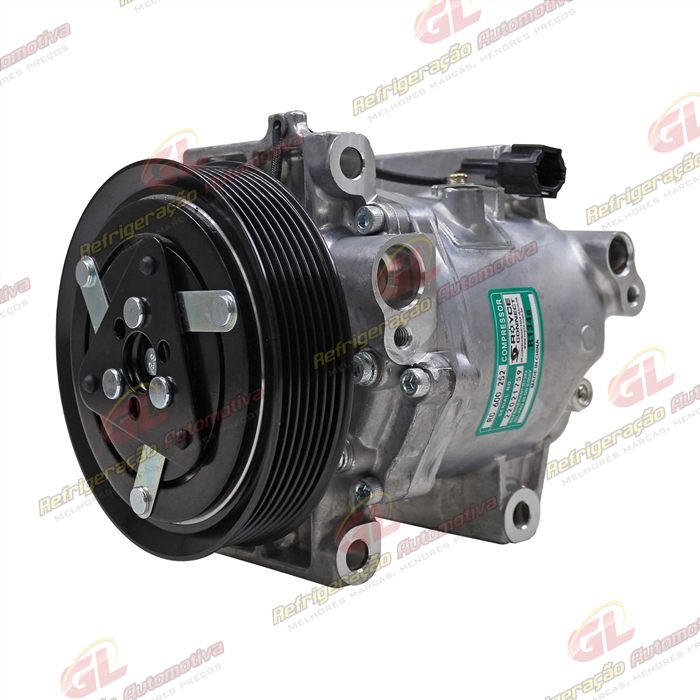 Compressor Modelo Calsonic Nissan Frontier Motor 2.5 2008 Até 2012 - 12 Volts Polia 7pk 137mm OEM: 92600EB40E — foto 2