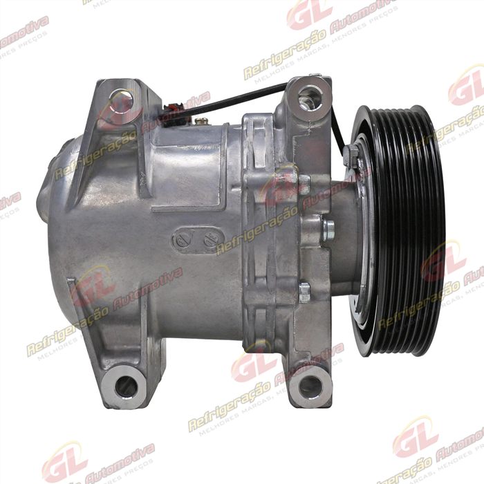 Compressor Modelo Calsonic Nissan Frontier Motor 2.5 2008 Até 2012 - 12 Volts Polia 7pk 137mm OEM: 92600EB40E — foto 4