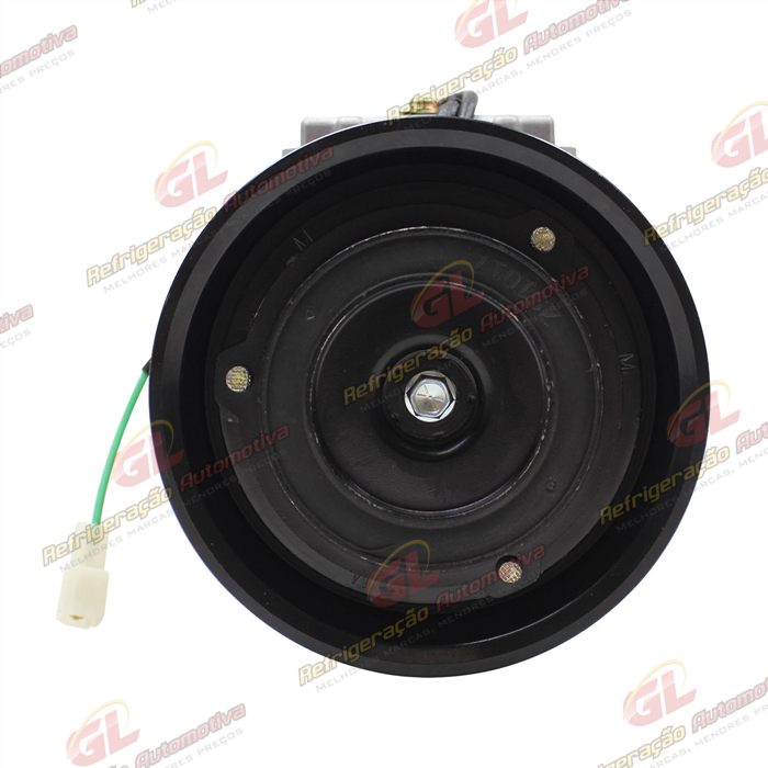 Compressor Modelo Denso 10PA15C Caminhão Mercedes Benz Atron/ Axor/ Actros 2729/ 2831/ 2841/ 2844/ 4844 Ano 2015> - 24 Volts Polia 11pk 130mm — foto 3