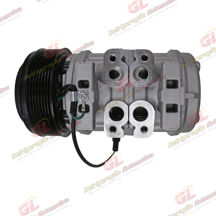 Compressor Modelo 10P15 Caminhão Mercedes Benz Accelo A815/ L98/ Volkswagen Constellation/ Titan 18310 R134a - 24 Volts Polia 8pk 120mm OEM: A9042300811/ 2R2820803C — foto 6