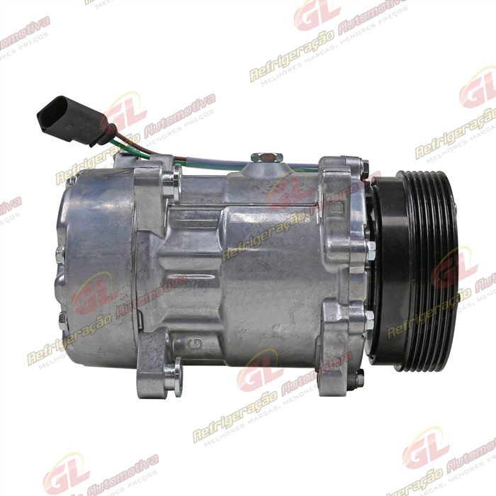 Compressor Modelo Zylinder SD7V16 R134a Volkswagen Golf 2000>/ Audi A3 - 12 Volts Polia 6pk 119mm — foto 5
