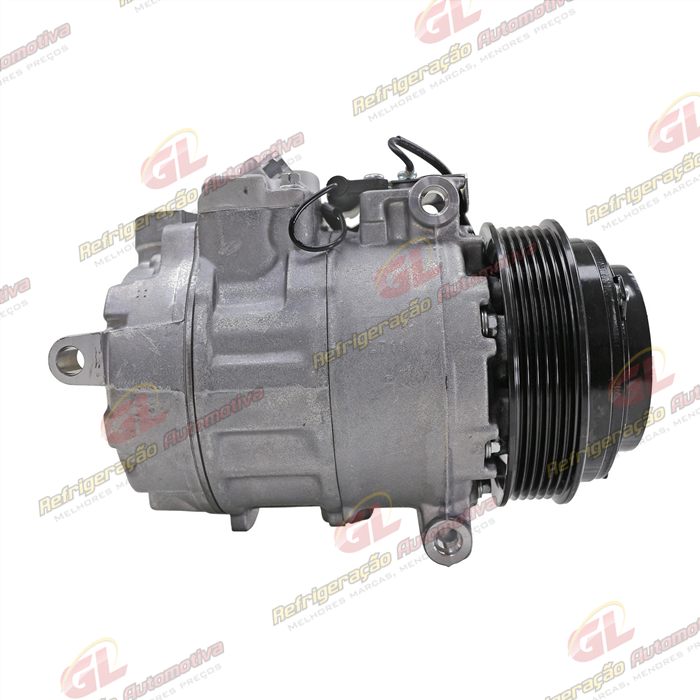 Compressor Modelo Denso 7SB16C Mercedes Benz R170SKL/ CLK430/ Sprinter/ W210/ W126/ W140 1993 Até 1996 - 12 Volts Polia 6pk 119mm — foto 4
