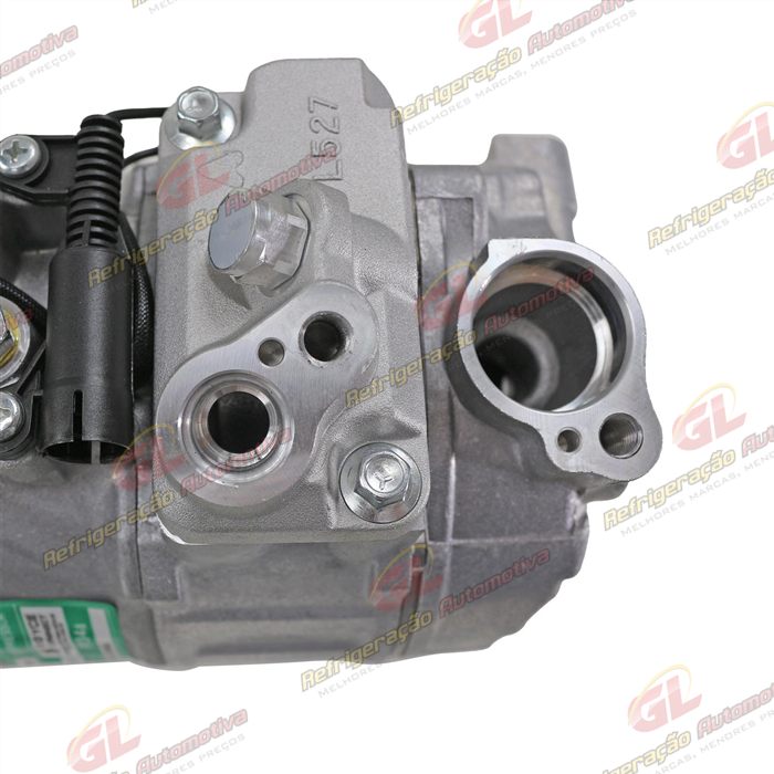 Compressor Modelo Denso 7SB16C Mercedes Benz R170SKL/ CLK430/ Sprinter/ W210/ W126/ W140 1993 Até 1996 - 12 Volts Polia 6pk 119mm — foto 7