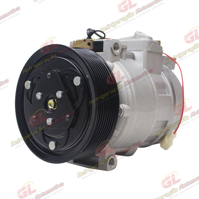 Compressor Modelo Denso 7SBU16C Caminhão Mercedes Benz Actros 4844 2009 Até 2014 - 24 Volts Polia 9pk 129mm OEM: A5412301211/ 447190-5530 — foto 2