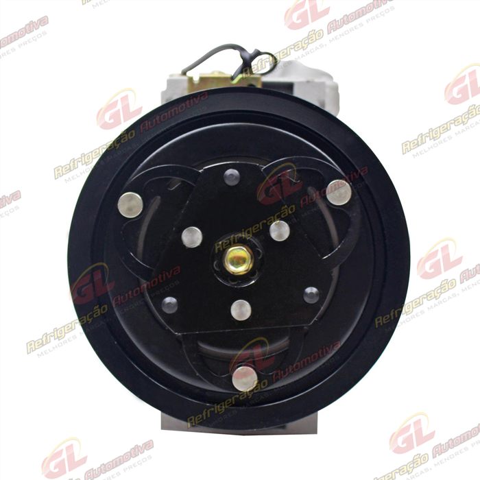 Compressor Modelo Denso 7SBU16C Caminhão Mercedes Benz Actros 4844 2009 Até 2014 - 24 Volts Polia 9pk 129mm OEM: A5412301211/ 447190-5530 — foto 3