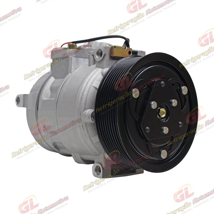 Compressor Modelo Denso 7SBU16C Caminhão Mercedes Benz Actros 4844 2009 Até 2014 - 24 Volts Polia 9pk 129mm OEM: A5412301211/ 447190-5530 — foto 4