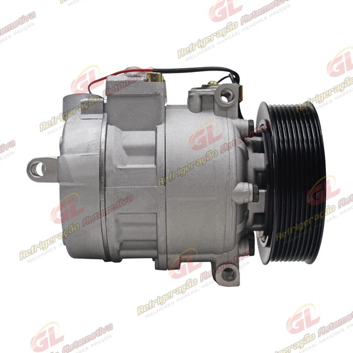 Compressor Modelo Denso 7SBU16C Caminhão Mercedes Benz Actros 4844 2009 Até 2014 - 24 Volts Polia 9pk 129mm OEM: A5412301211/ 447190-5530 — foto 5