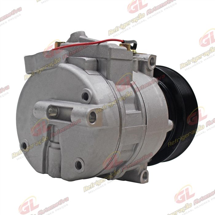 Compressor Modelo Denso 7SBU16C Caminhão Mercedes Benz Actros 4844 2009 Até 2014 - 24 Volts Polia 9pk 129mm OEM: A5412301211/ 447190-5530 — foto 6