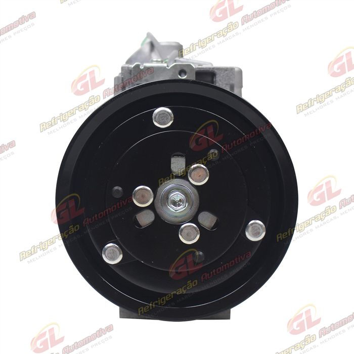 Compressor Modelo Denso 7SBU16C Caminhão Mercedes Benz Axor - 24 Volts Polia 9pk 135mm OEM: 4572300111/ A0002343711 — foto 3