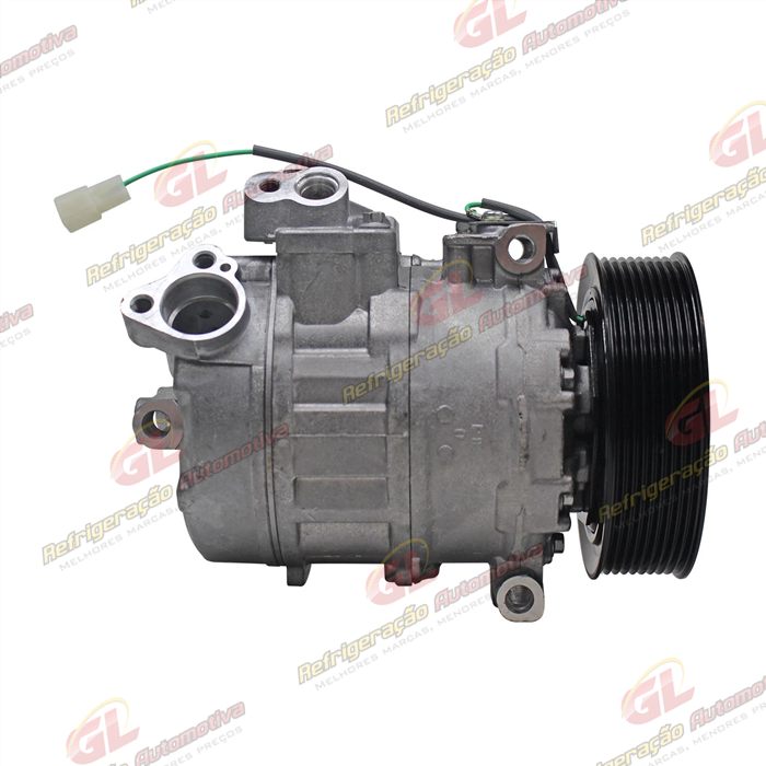 Compressor Modelo Denso 7SBU16C Caminhão Mercedes Benz Axor - 24 Volts Polia 9pk 135mm OEM: 4572300111/ A0002343711 — foto 5