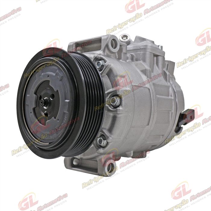 Compressor Modelo Denso 7SEU17C-ND1 Volkswagen Amarok Diesel - 12 Volts Polia 6pk 110mm OEM: 4471901350 — foto 2