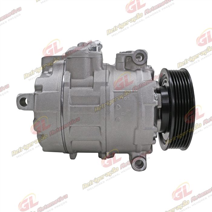 Compressor Modelo Denso 7SEU17C-ND1 Volkswagen Amarok Diesel - 12 Volts Polia 6pk 110mm OEM: 4471901350 — foto 4