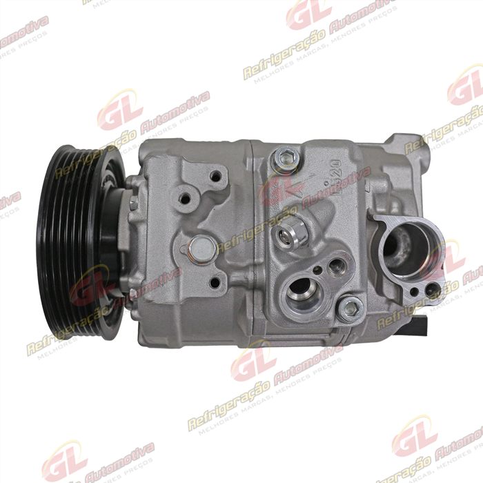 Compressor Modelo Denso 7SEU17C-ND1 Volkswagen Amarok Diesel - 12 Volts Polia 6pk 110mm OEM: 4471901350 — foto 6