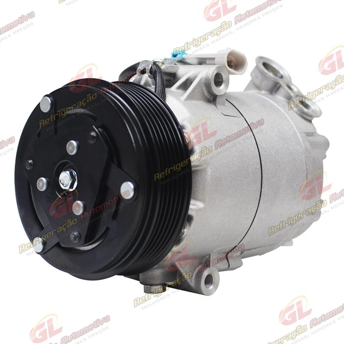 Compressor CVC 9045 125cc Chevrolet Astra/ Vectra 2006> - 12 Volts Polia 6pk 110mm OEM: 93380698 — foto 2