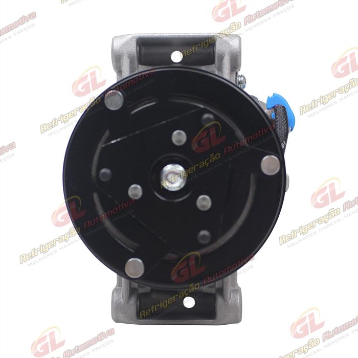 Compressor CVC 125cc Chevrolet S10 2000 Até 2011/ Blazer/ Troller 2.4/ 2.8 Gasolina / 2.8 Diesel 2000> - 12 Volts Polia 6pk 109mm OEM: 93381793/ 94763439/ 93298740 — foto 3