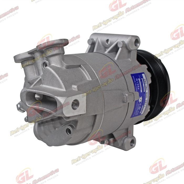 Compressor CVC 125cc Chevrolet S10 2000 Até 2011/ Blazer/ Troller 2.4/ 2.8 Gasolina / 2.8 Diesel 2000> - 12 Volts Polia 6pk 109mm OEM: 93381793/ 94763439/ 93298740 — foto 6