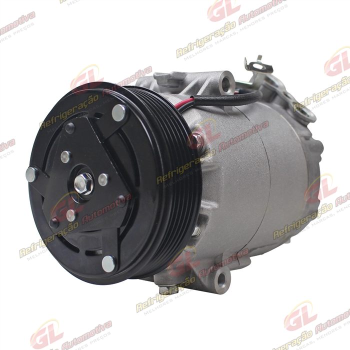 Compressor CVC 100cc R134a Chevrolet Corsa Classic/ Celta 2002 Até 2008 - 12 Volts Polia 6pk 110mm OEM: 93381741 — foto 2
