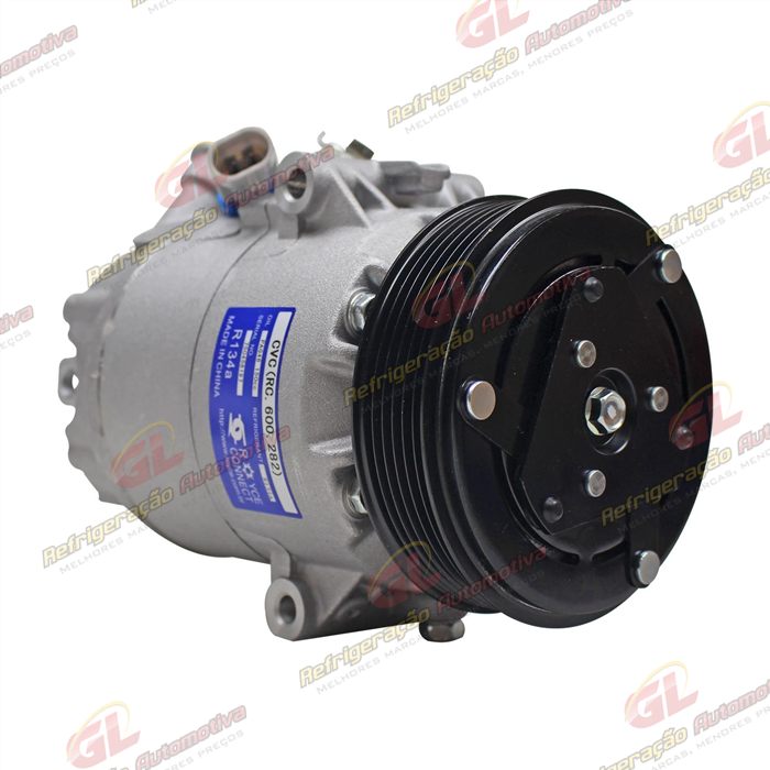 Compressor CVC 100cc R134a Chevrolet Corsa Classic/ Celta 2002 Até 2008 - 12 Volts Polia 6pk 110mm OEM: 93381741 — foto 4