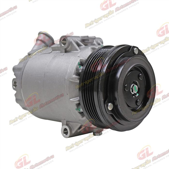 Compressor CVC 125cc Chevrolet Corsa/ Meriva/ Montana/ Fiat Stilo/ Idea/ Palio/ Punto 1.8 2002> - 12 Volts Polia 5pk 105mm — foto 3