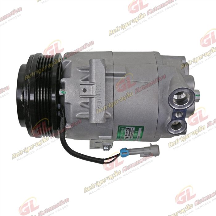 Compressor CVC 125cc Chevrolet Corsa/ Meriva/ Montana/ Fiat Stilo/ Idea/ Palio/ Punto 1.8 2002> - 12 Volts Polia 5pk 105mm — foto 5