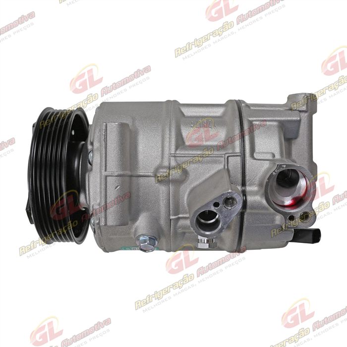 Compressor Volkswagen Jetta 2011>/ Passat/ Tiguan TSI Motor 2.0 Aspirado/ Audi A4/ Audi A3 Nova - Sentido Horário - 12 Volts Polia 6pk 112mm — foto 7