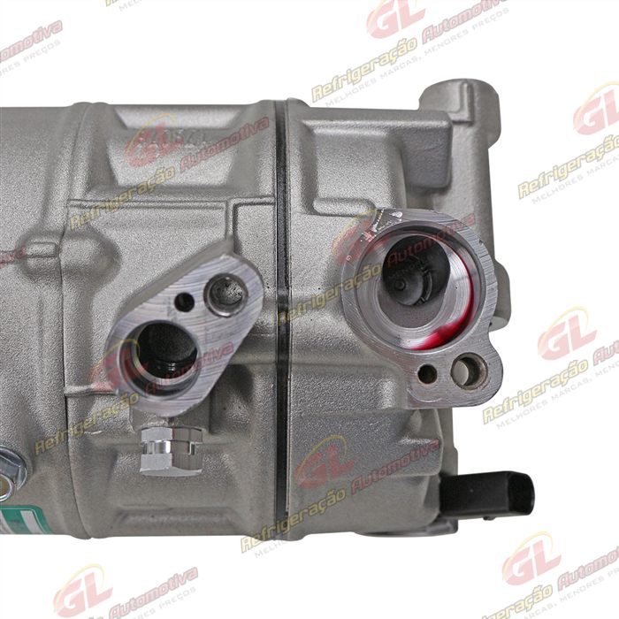 Compressor Volkswagen Jetta 2011>/ Passat/ Tiguan TSI Motor 2.0 Aspirado/ Audi A4/ Audi A3 Nova - Sentido Horário - 12 Volts Polia 6pk 112mm — foto 9