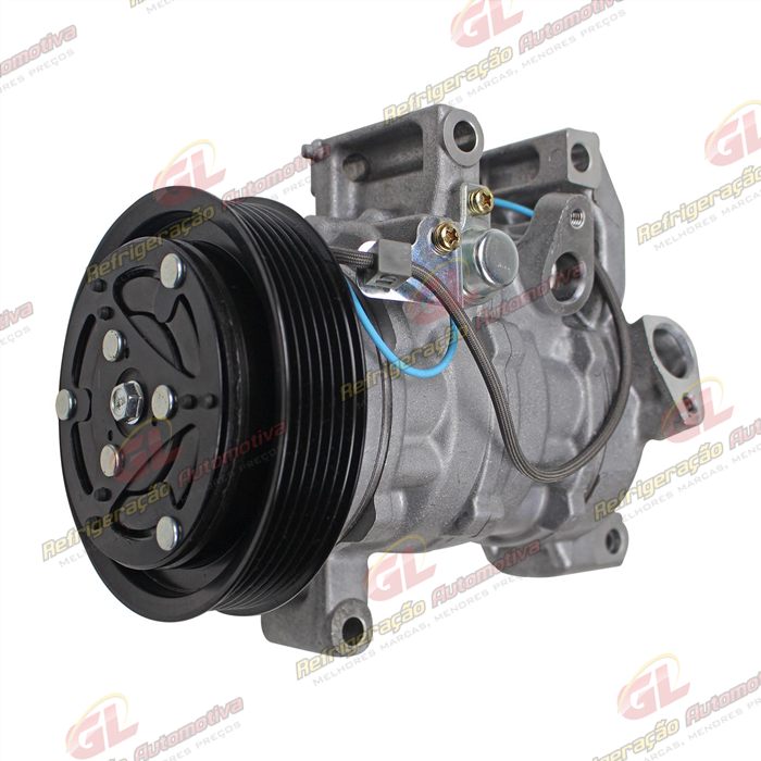 Compressor Modelo Denso Honda HRV 2015>/ Civic 1.8/2.0 2014 Até 2016 - 12 Volts Polia 6pk 125mm — foto 2
