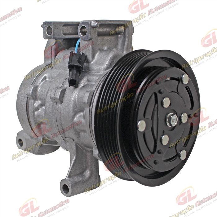 Compressor Modelo Denso Honda HRV 2015>/ Civic 1.8/2.0 2014 Até 2016 - 12 Volts Polia 6pk 125mm — foto 4