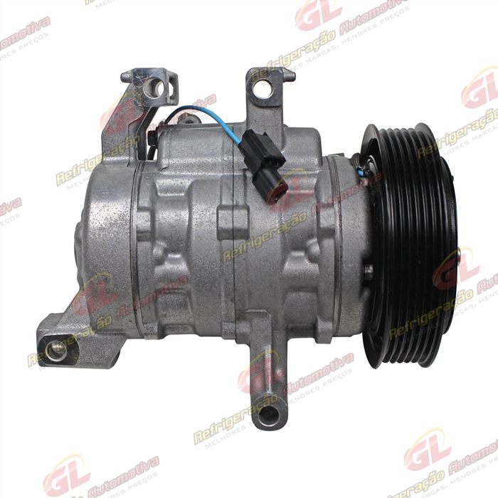 Compressor Modelo Denso Honda HRV 2015>/ Civic 1.8/2.0 2014 Até 2016 - 12 Volts Polia 6pk 125mm — foto 5