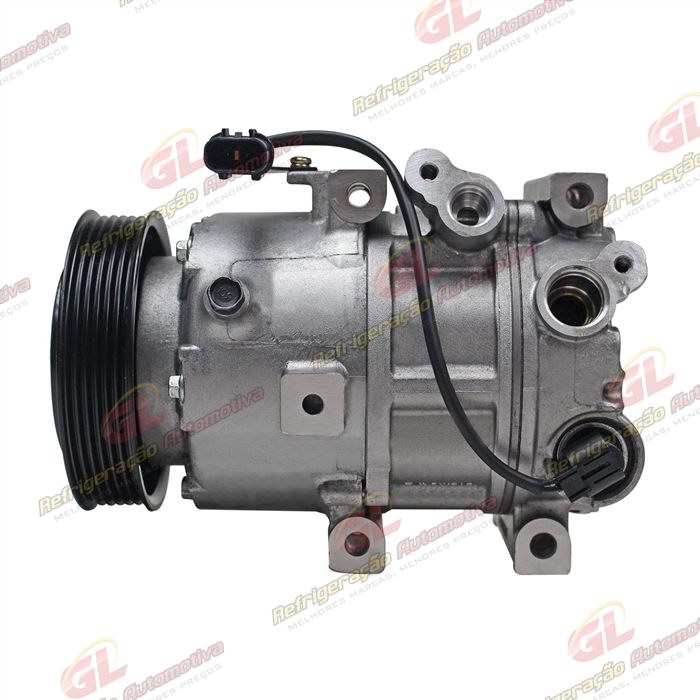 Compressor Hyundai Sonata 2.4 / Azera 3.0 2012> - 12 Volts Polia 6pk 118mm