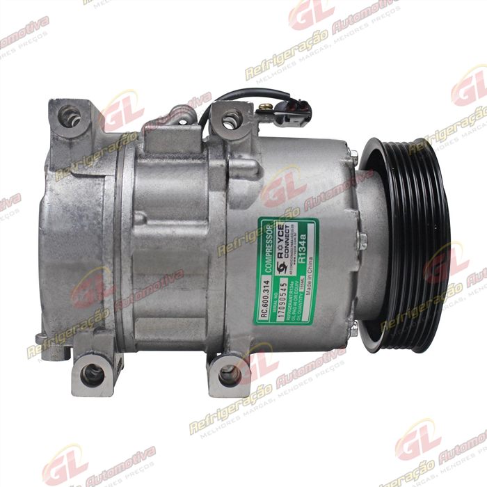 Compressor Hyundai Sonata 2.4 / Azera 3.0 2012> - 12 Volts Polia 6pk 118mm — foto 5