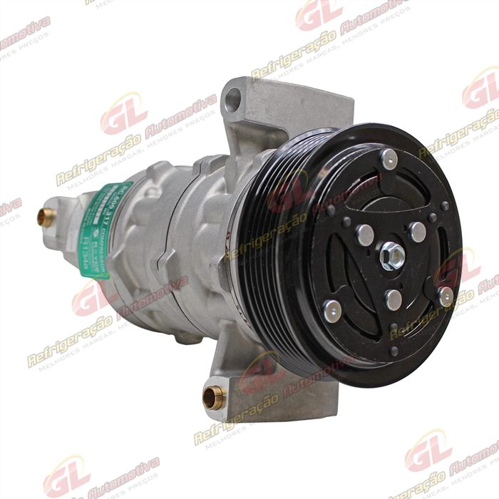 Compressor Ford Ka Motor 1.0 2014 Modelo 2015 > - 12 Volts Polia 6pk 110mm OEM: E3B119D629BA — foto 4