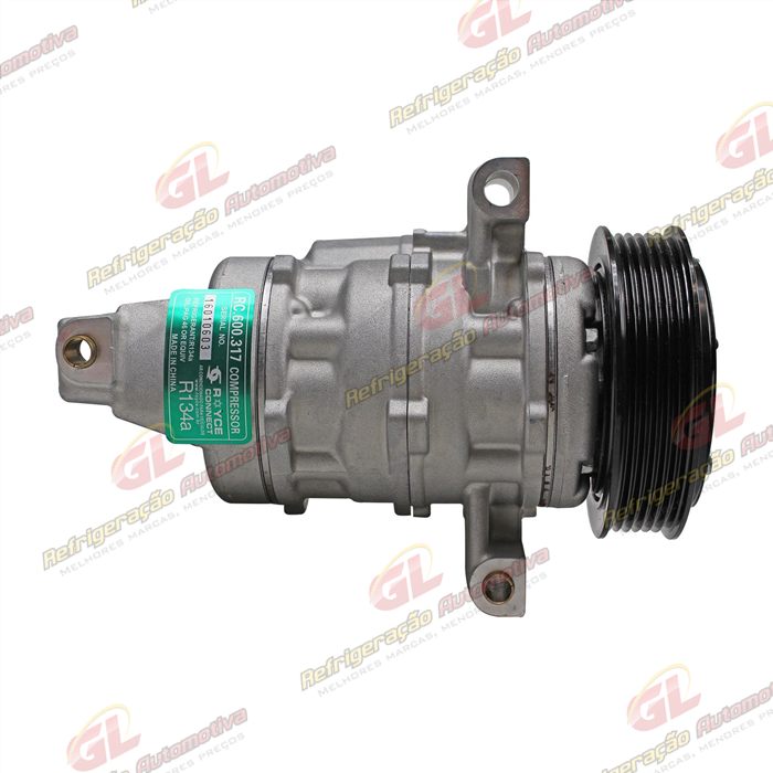 Compressor Ford Ka Motor 1.0 2014 Modelo 2015 > - 12 Volts Polia 6pk 110mm OEM: E3B119D629BA — foto 5
