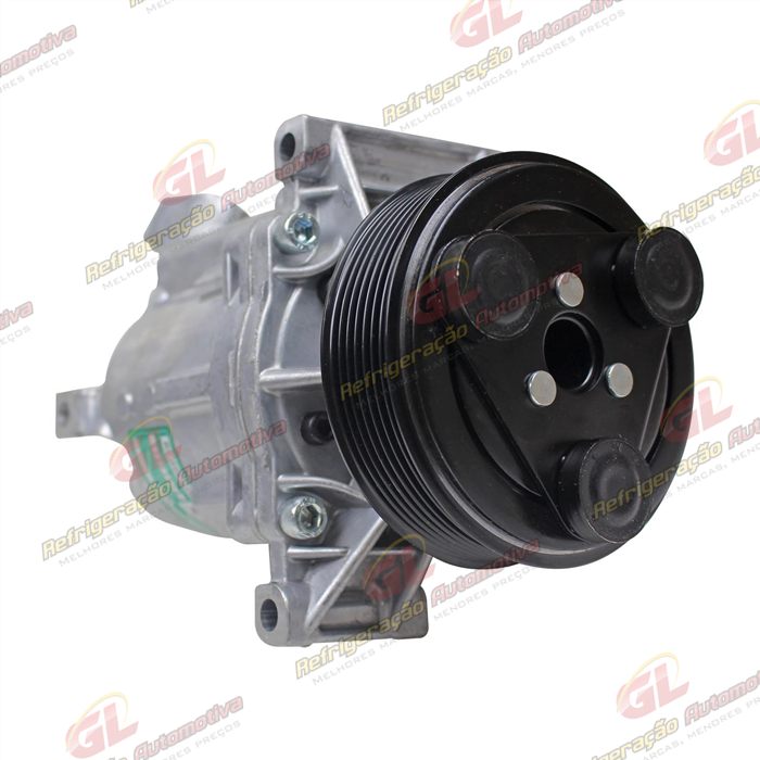 Compressor 10S11C Renault Fluence / Nissan March - 12 Volts Polia 7pk 108mm — foto 4