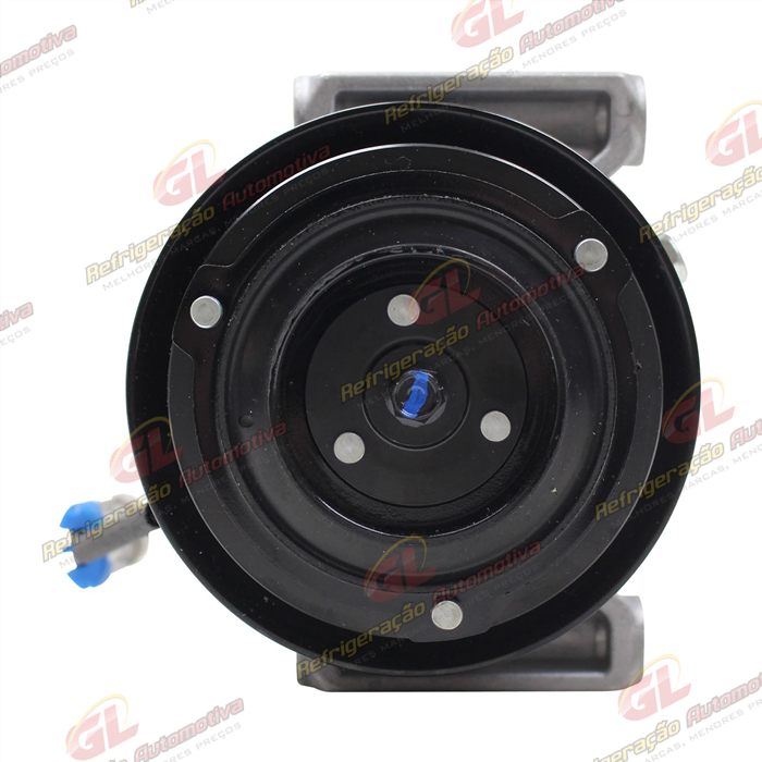 Compressor Modelo Delphi Fiat Uno Vivace/Way 2010>/ Siena/Palio/Strada 2010>/ Mobi 2016>/ Fiorino 1.4 2016> - 12 Volts Polia 5pk 119mm OEM: 51980391/ 52093153/ 52149819/ 52050384/ 52164151 — foto 3