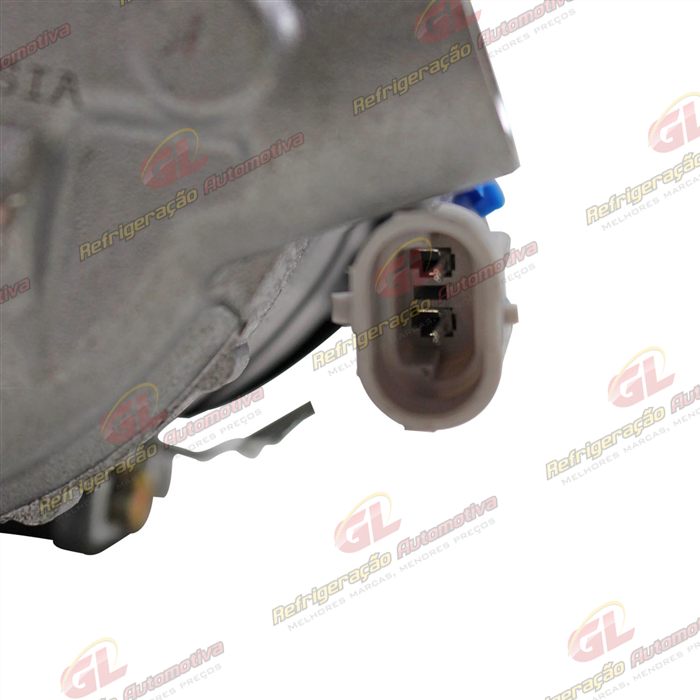 Compressor Modelo Delphi Fiat Uno Vivace/Way 2010>/ Siena/Palio/Strada 2010>/ Mobi 2016>/ Fiorino 1.4 2016> - 12 Volts Polia 5pk 119mm OEM: 51980391/ 52093153/ 52149819/ 52050384/ 52164151 — foto 9