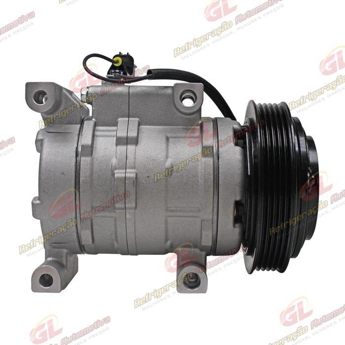 Compressor Hyundai HB20 1.0 - 12 Volts Polia 5pk 121mm OEM: 977011S000 — foto 5